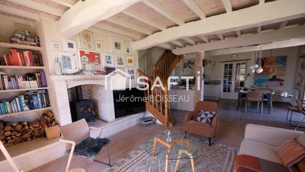 Maison de charme de 187m2 au calme, écrin de nature rare