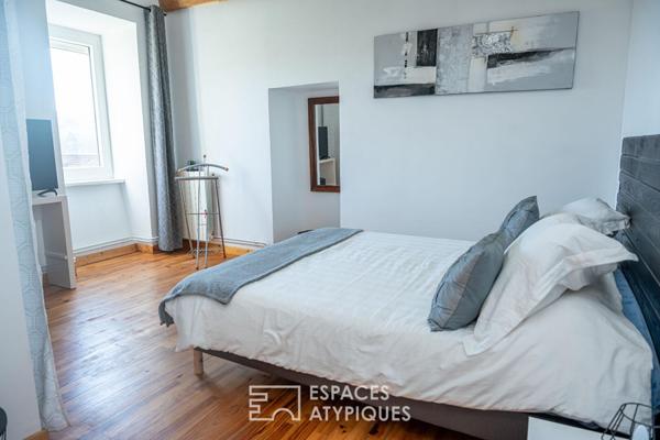 L’habitat rénové d’un ancien corps de ferme, en Ardèche