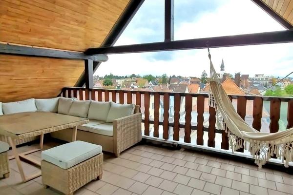 Du volume (145m2), du style et une belle vue– Duplex à Lingolsheim