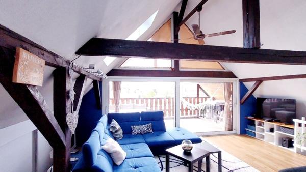 Du volume (145m2), du style et une belle vue– Duplex à Lingolsheim