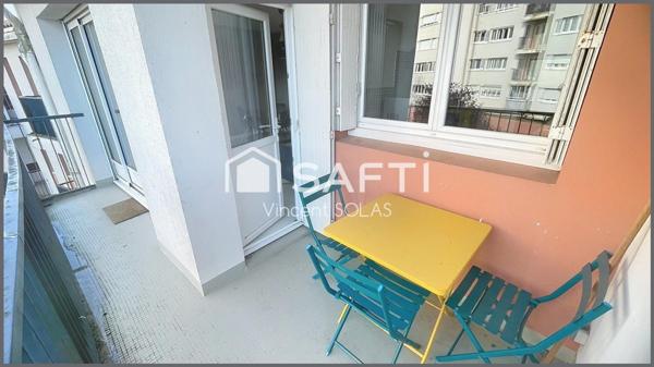 Appartement T4 - Rénové - 3 Chambres - Balcon + Cave + Garage + Proximité