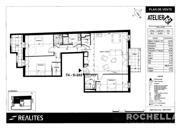 Appartement familial La Rochelle