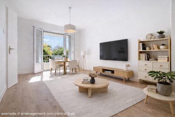 JUAN La Colle - CALME - 3P REZ DE JARDIN 105M2 - PARKING - PROCHE PLAGES