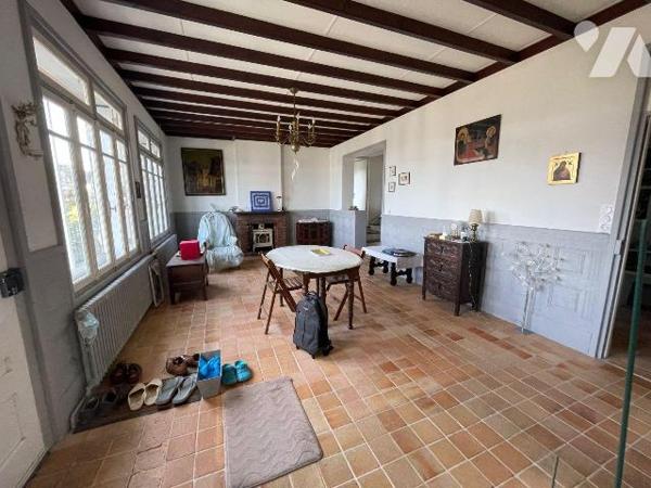 TRESTIGNEL, Vue mer et plage a pied.
Que ce soit de la véranda, de la cuisine, des 3 chambres ...