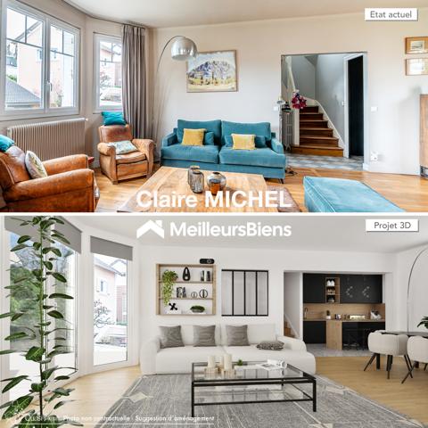 Au calme, maison de caractère rénovée, 5 chambres, jardin et vue.