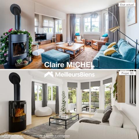 Au calme, maison de caractère rénovée, 5 chambres, jardin et vue.