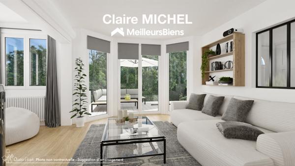 Au calme, maison de caractère rénovée, 5 chambres, jardin et vue.