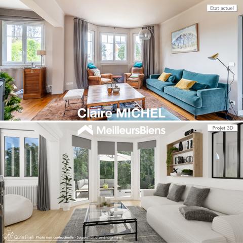 Au calme, maison de caractère rénovée, 5 chambres, jardin et vue.