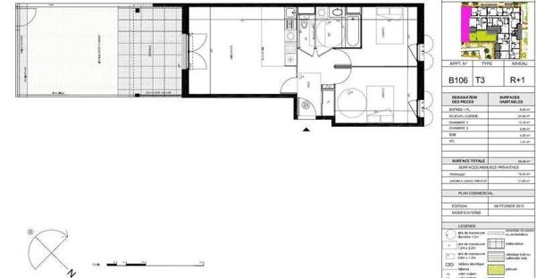 Appartement 3 pièces - 44380 Pornichet -  Bonne Source-Saint Sebastien