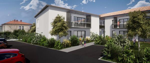 Appartement T4 de 81 m² avec jardin et parkings