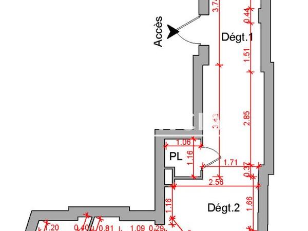 Location Local commercial 43.4 m² - 21-23 BOULEVARD WILSON Antibes 06600