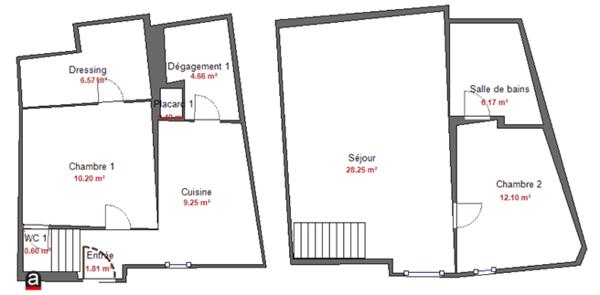 Appartement
         3 pièces
        - 80 m² Exclusivité 235 000 € *