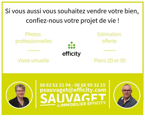 Appartement 3 pièces - 72 m² Exclusivité efficity