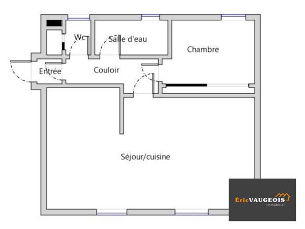 Coulommiers (77120) Appart F2 - parking - Coulommiers centre (77120)
