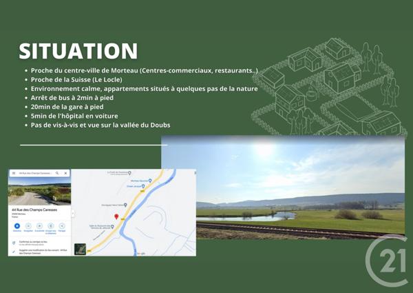 Appartement à vendre  4 pièces - 112,75 m2 MORTEAU - 25