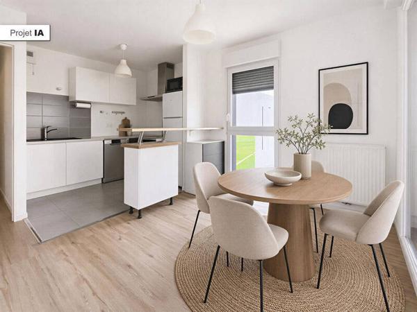 Appartement 3 pièces                                        - 44000 Nantes - Gare Sud - Malakoff Réf : 131301
