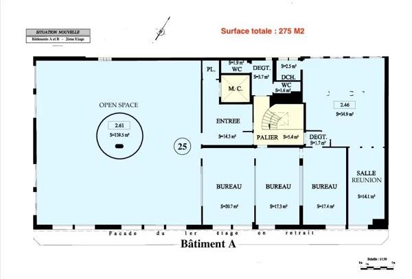 Immobilier Ivry-sur-Seine (94200) – Bureau 275m2 – 5 000 €