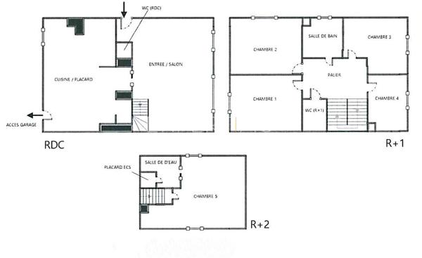 Gennevilliers (92230) Belles prestations pour maison familiale avec jardin et terrasses au calme absolu