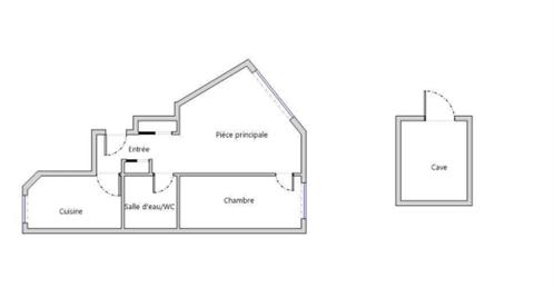 Appartement à vendre 2 pièces 37 m² Vanves