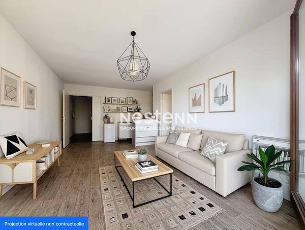 A VENDRE - TOULOUSE- APPARTEMENT T2 avec 2 places de parking et cellier avec ascenseur