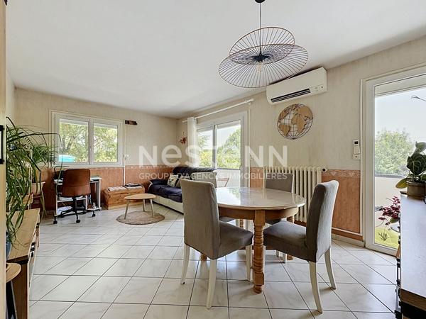 A vendre Agréable appartement T3 avec jardin privatif  avec place parking