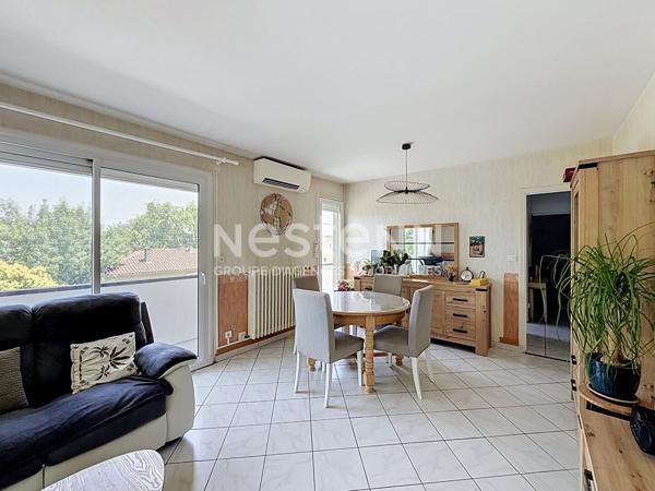A vendre Agréable appartement T3 avec jardin privatif  avec place parking