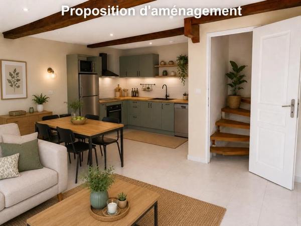 Maison 89 000 € Villemur-sur-Tarn 3 p 56 m² DPE D