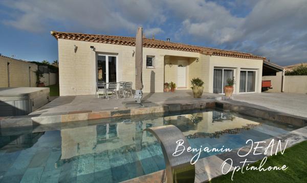 Villa contemporaine de plain-pied avec prestations haut de gamme – Sauvian