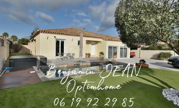 Villa contemporaine de plain-pied avec prestations haut de gamme – Sauvian