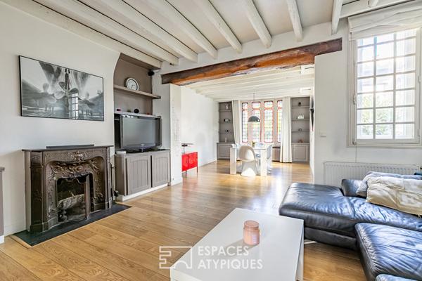 Maison de famille rénovée avec dépendances aménagées et jardin proche Senlis