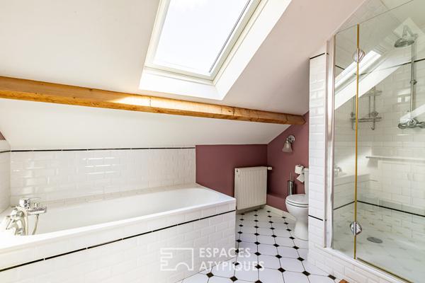 Maison de famille rénovée avec dépendances aménagées et jardin proche Senlis