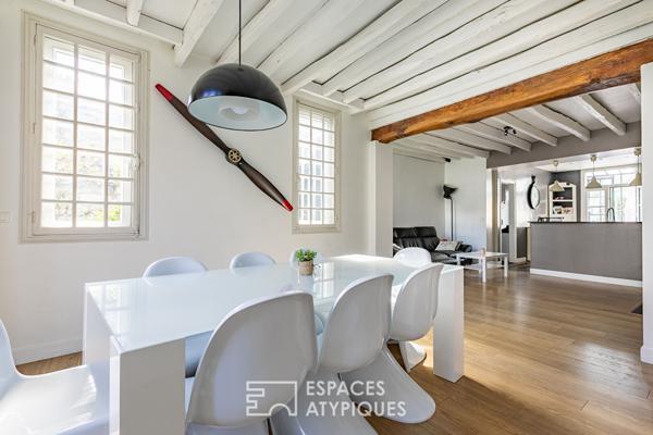 Maison de famille rénovée avec dépendances aménagées et jardin proche Senlis