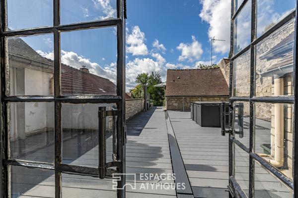 Maison de famille rénovée avec dépendances aménagées et jardin proche Senlis