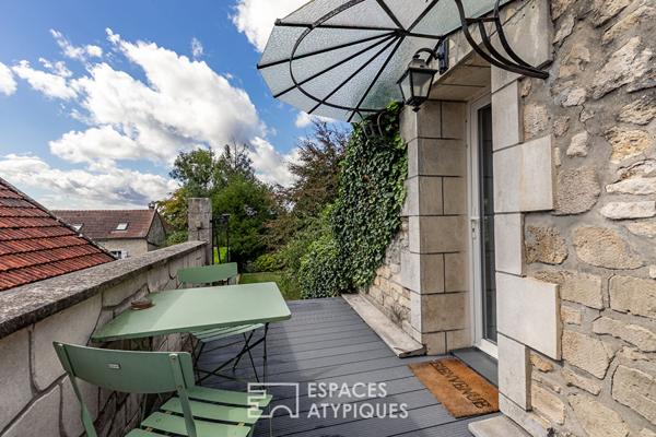 Maison de famille rénovée avec dépendances aménagées et jardin proche Senlis