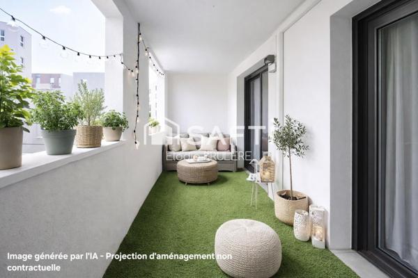 APPARTEMENT 2 PIECES AVEC BALCON ET PARKING DANS RESIDENCE DE STANDING