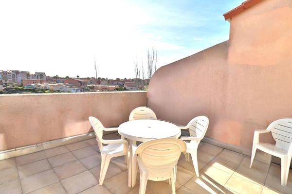 Appartement CAP COUDALERE-LE BARCARES 2 pièce(s) 37 m2 avec une terrasse de 14m²