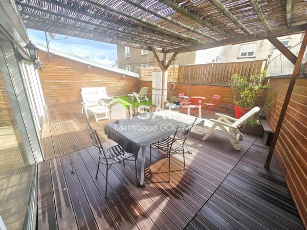 Superbe appartement atypique de 116 m² avec exceptionnelle terrasse de 52 m² plein sud