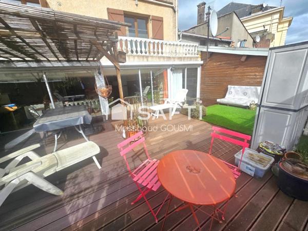 Superbe appartement atypique de 116 m² avec exceptionnelle terrasse de 52 m² plein sud