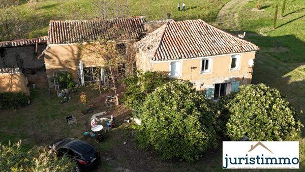 Cairanne (84290) Authentique bâtisse de 1880 avec vue dominante et potentiel exceptionnel