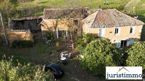 Cairanne (84290) Authentique bâtisse de 1880 avec vue dominante et potentiel exceptionnel