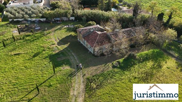 Cairanne (84290) Authentique bâtisse de 1880 avec vue dominante et potentiel exceptionnel