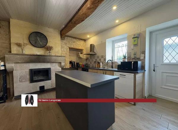 Vente immobilière : Maison de village à Langoiran   105 m² 227 850 €- YD Immo Langoiran.