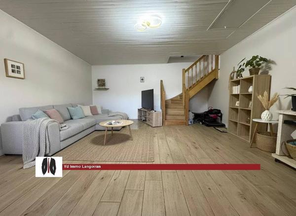 Vente immobilière : Maison de village à Langoiran   105 m² 227 850 €- YD Immo Langoiran.