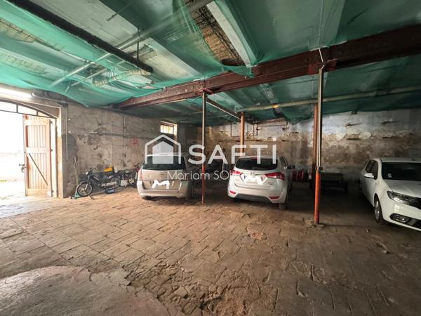 Immeuble 750m2, garage 250m2