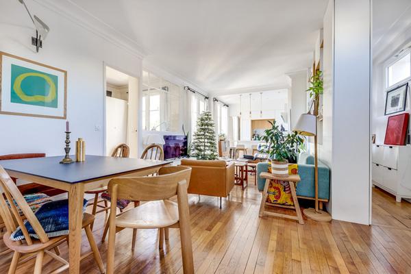 4/5 pièces Familial vue dégagée aux Batignolles