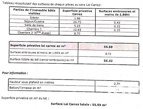 Appartement à vendre 3 pièces 56 m² Paris 20