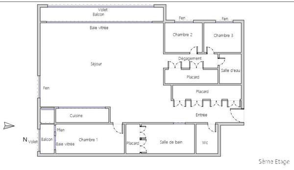 Appartement (prestige) à vendre 4 pièces 97,48 m² Lyon 6