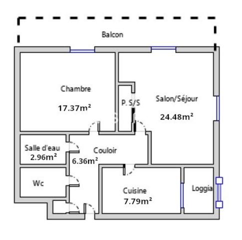 Vaste T2 Bis aux portes de Lyon, idéal primo-accédant