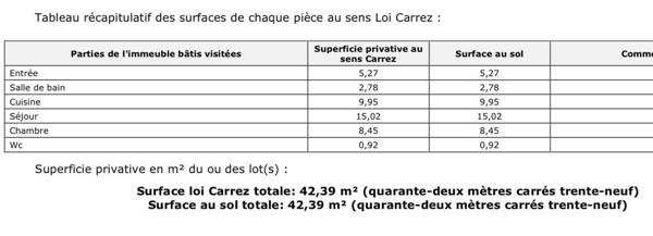 Appartement à SAINT-ETIENNE, 42000 - 2 pièces 42m²