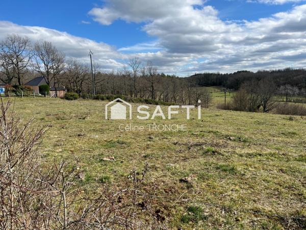 Terrain constructible plat et borné